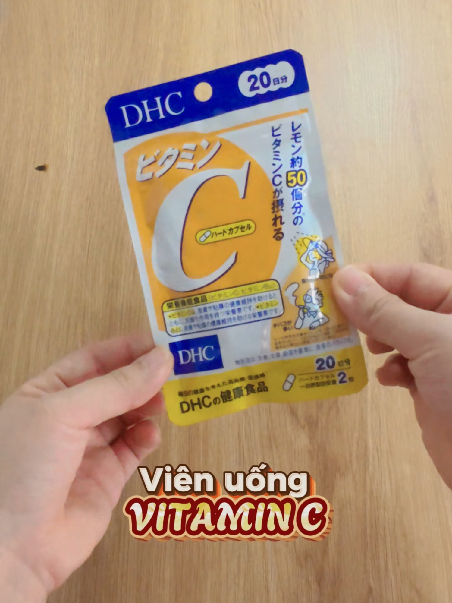 Bí quyết sáng da mờ thâm của mình  Viên uống VITAMIN C của nhà DHC  #dhc #vienuongdhc #vitaminC #duongdamat #sangda #motham #review #mimartmotion