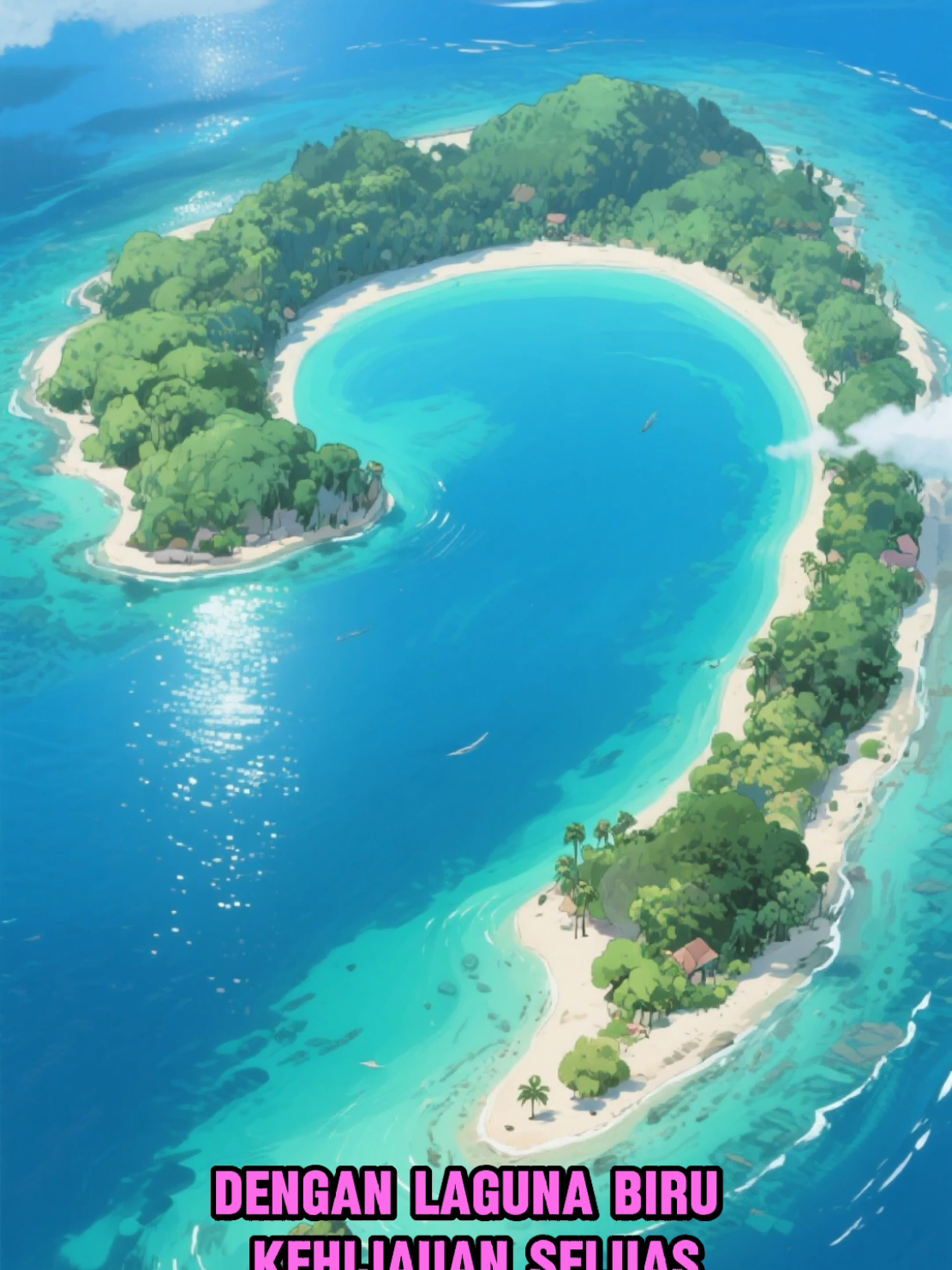 Pulau Maratua versi ai #maratuaisland #sea #beach #turtle #island 