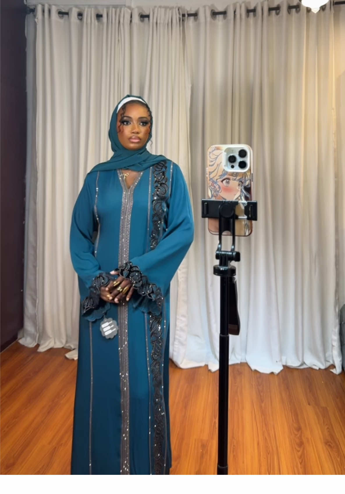 Beautiful abaya available to shop 🛍️🛍️ Price: 58,000 08169396217…… dm to order 