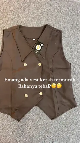warna coklat kopi yaa🥰☺️ #vest #OOTD #new #fypage #outfit 