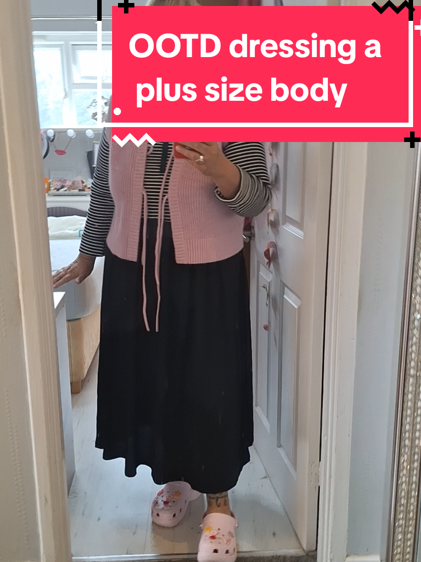 OOTD Dressing a plus size body Dress Asda George size 20 Sleeveless cardy M & S size 18 #plussizeootd  #plussizefashion 