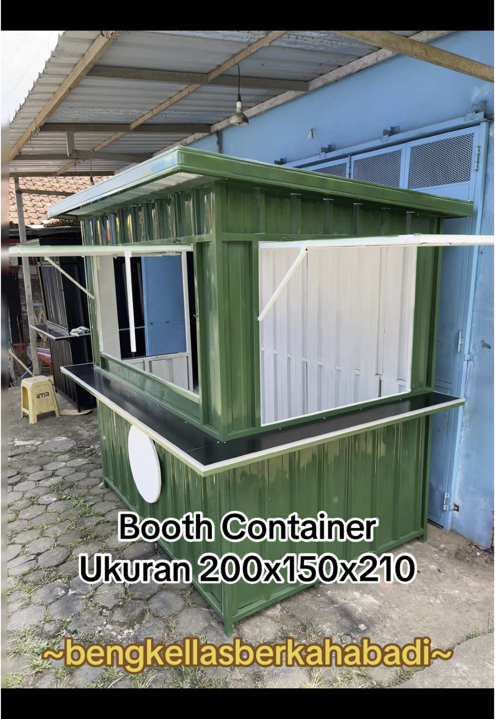 Versi es teh jumbo #boothcontainermurah #grobagcontainer #grobagjual #boothcontainerindonesia #estehjumbo #boothcontainer 
