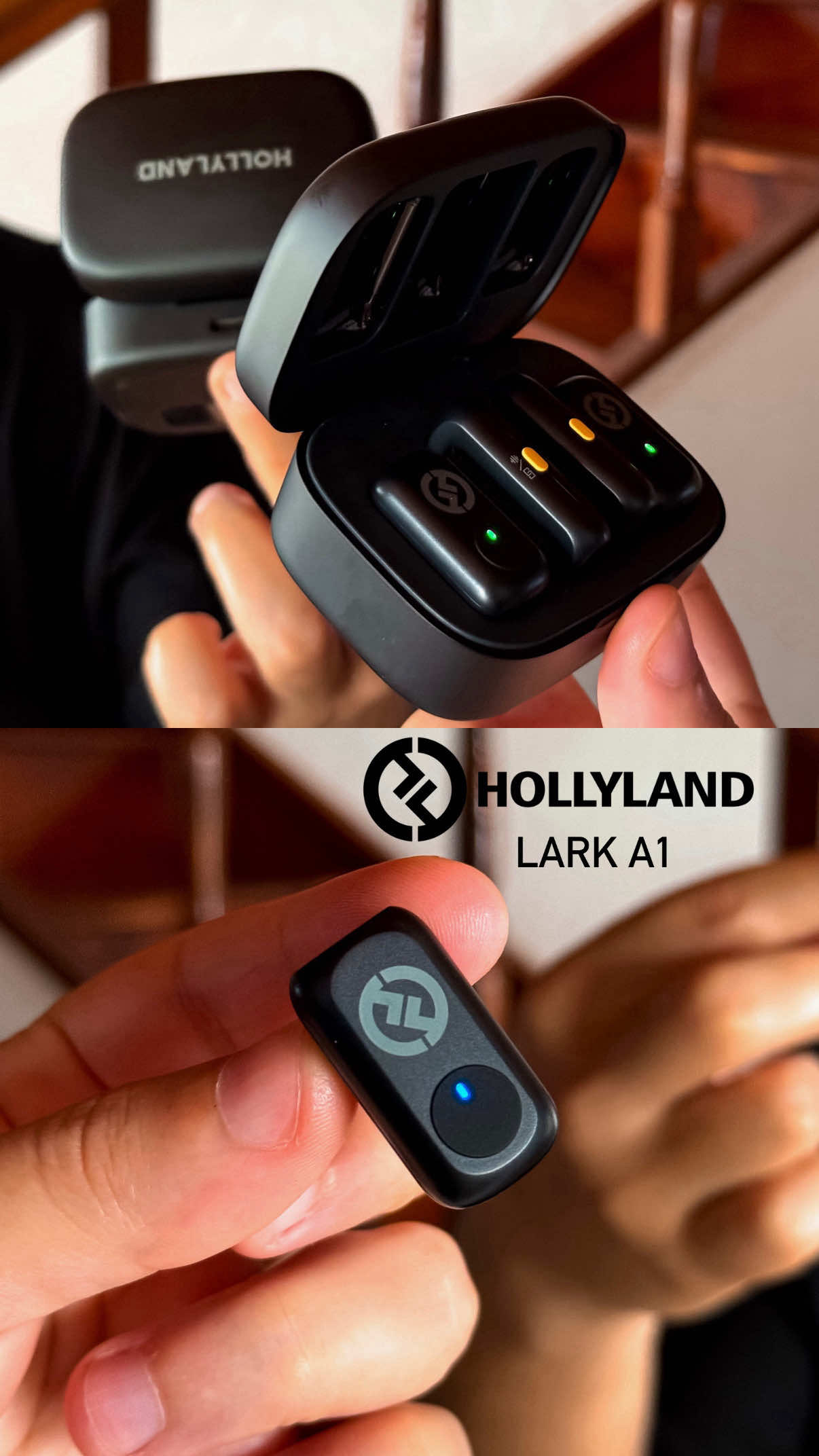 O Hollyland Lark A1 é um microfone sem fios ultracompacto, pensado para quem precisa de mobilidade e qualidade de som profissional. Com um simples sistema plug and play, liga-se diretamente ao smartphone e começa a gravar de imediato, sem complicações. Oferece som em alta fidelidade a 48 kHz e 24 bits, garantindo uma captação clara e natural da voz. A tecnologia de redução de ruído inteligente e a proteção contra distorção mantêm o áudio sempre limpo, mesmo em ambientes mais desafiantes. O transmissor é superleve, com apenas oito gramas, discreto e confortável para usar em qualquer situação. A autonomia é outro destaque: até nove horas por transmissor, e com a caixa de carregamento pode chegar a cinquenta e quatro horas de utilização contínua. Com alcance até duzentos metros e uma ligação estável, o Lark A1 é a solução perfeita para criadores de conteúdos, entrevistas e gravações em movimento.  @Hollylandglobal  #Hollyland #HollylandMic #LarkA1 #ad 