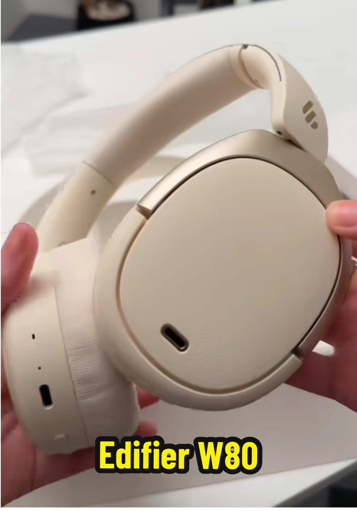 Edifier W80 Wireless Noise Cancelling Over-Ear Headphones #Edifier #EdifierW80 #W80 #WirelessHeadphones #NoiseCancelling #OverEarHeadphones #TikTokShop   #TikTokFinds   #TikTokMadeMeBuyIt   #ViralProducts   #ProductReview   #ForYouPage   #TrendingProducts