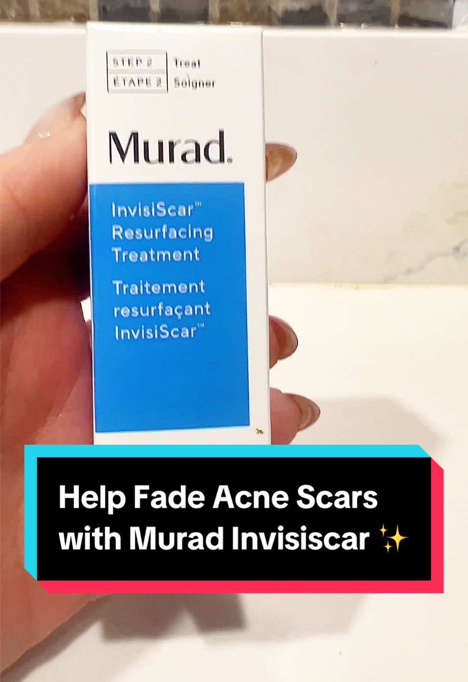 @Murad Skincare Invisiscar Resurfacing Treatment is designed to help smooth,, blur, refine, and restore your skin’s natural texture with daily use. #murad #muradskincare #acnescars #smoothskin #clearskinroutine 