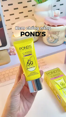 Kem chống nắng mà vừa chống nắng vừa dưỡng da được luôn #kemchongnang #chongnangphorong #uvmiracle #pondsvietnam #hoptaccungunilever