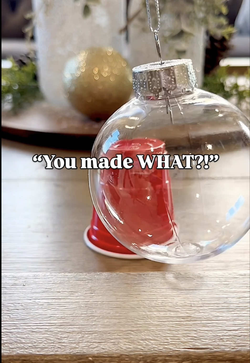 Cutest party craft ever! 🎉 Mini solo cup ➡️ tiny gumball machine 🍬✨ #CraftyMom #DIYChristmas #Christmas2025 #EasyCrafts #DIYChristmasCrafts Christmas Decor 2025 ✨