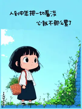 人到中年把一切看淡，心就不那麼累了#情感 #情感共鳴 #漫畫 #上熱門 #人生 