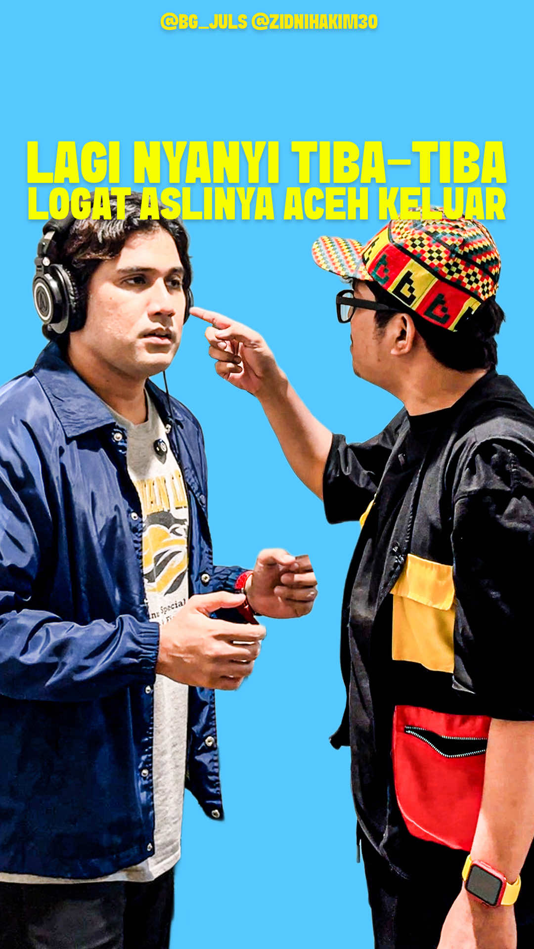 Udah lama di jakarta tapi masih aja s nya aceh kali… @ZidniHakim30 #bgjuls #zidnihakim #sengklekman #aceh 