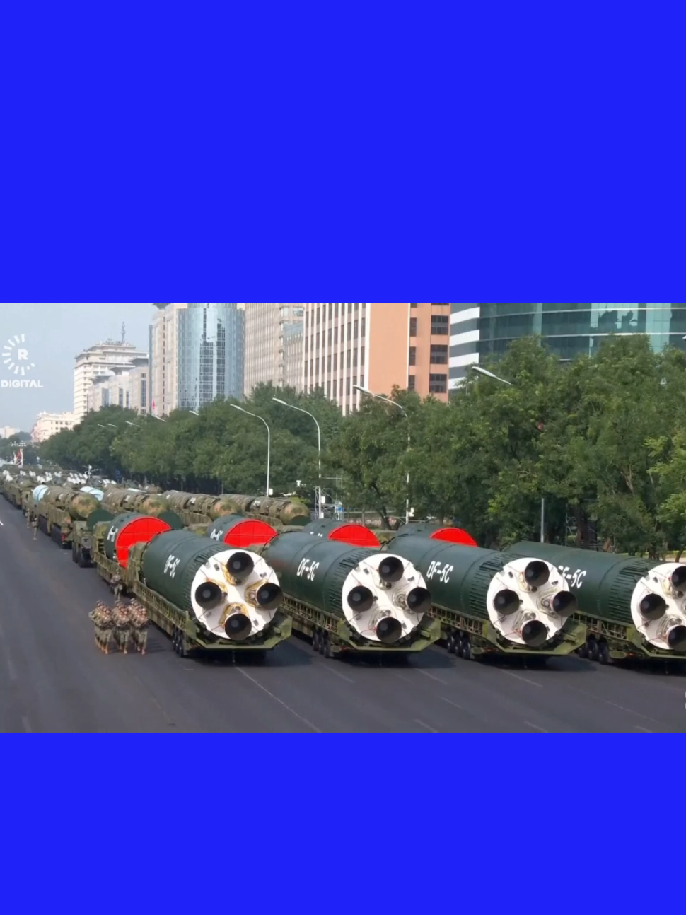 วีดีโอการโชว์ยุทโธปกรณ์ของจีน