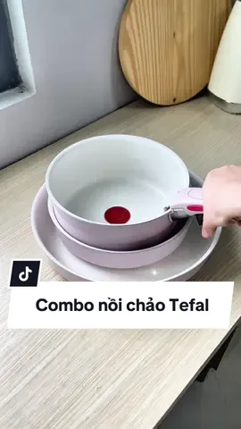 Bộ nồi chảo tay cầm rời của Tefal sẽ không làm chị em thất vọng. Đẹp và chất lượng với lớp phủ Titanium cao cấp❤️ #tefal #chaotefal #tefalvn #combonoichaochongdinh 
