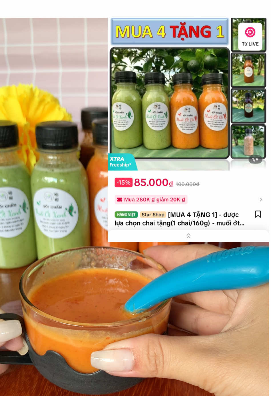 Chấm hải sản, chấm thịt nướng thịt luộc là xuất sắc luôn nha @Lê Gấm shop #nuoccham #nuocchamhaisan #nuocchammuoiot 