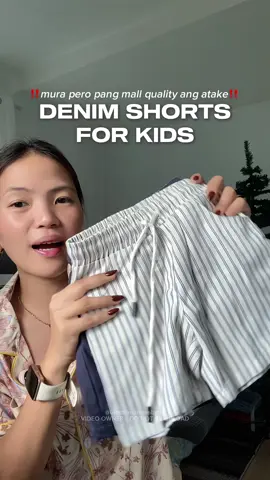 Ang ganda ng quality neto for ₱180 pesos! Perfect pang ootd ng anak nyo #short #shorts #shortforkids #kidswear #mallquality 