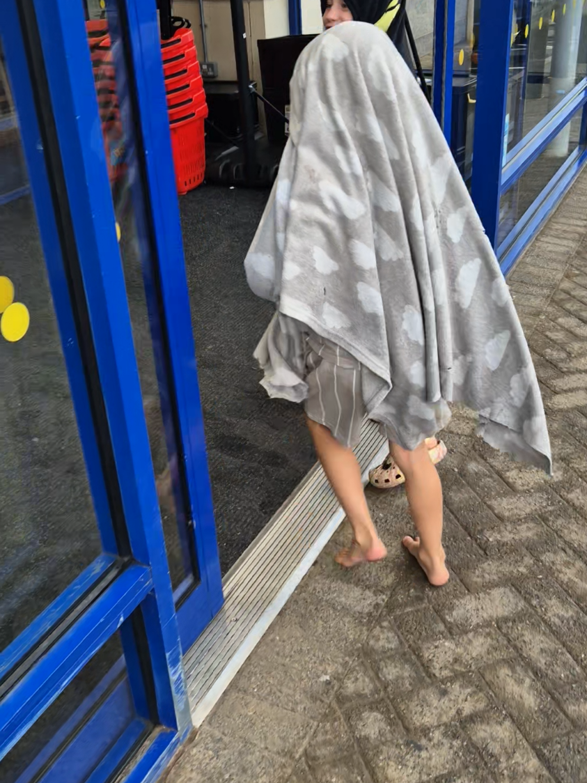 we even visit smyths bare foot 🤣🙈 he loves not wearing anything on his feet! #autism #sensoryneeds #sensory #asd #senparent 