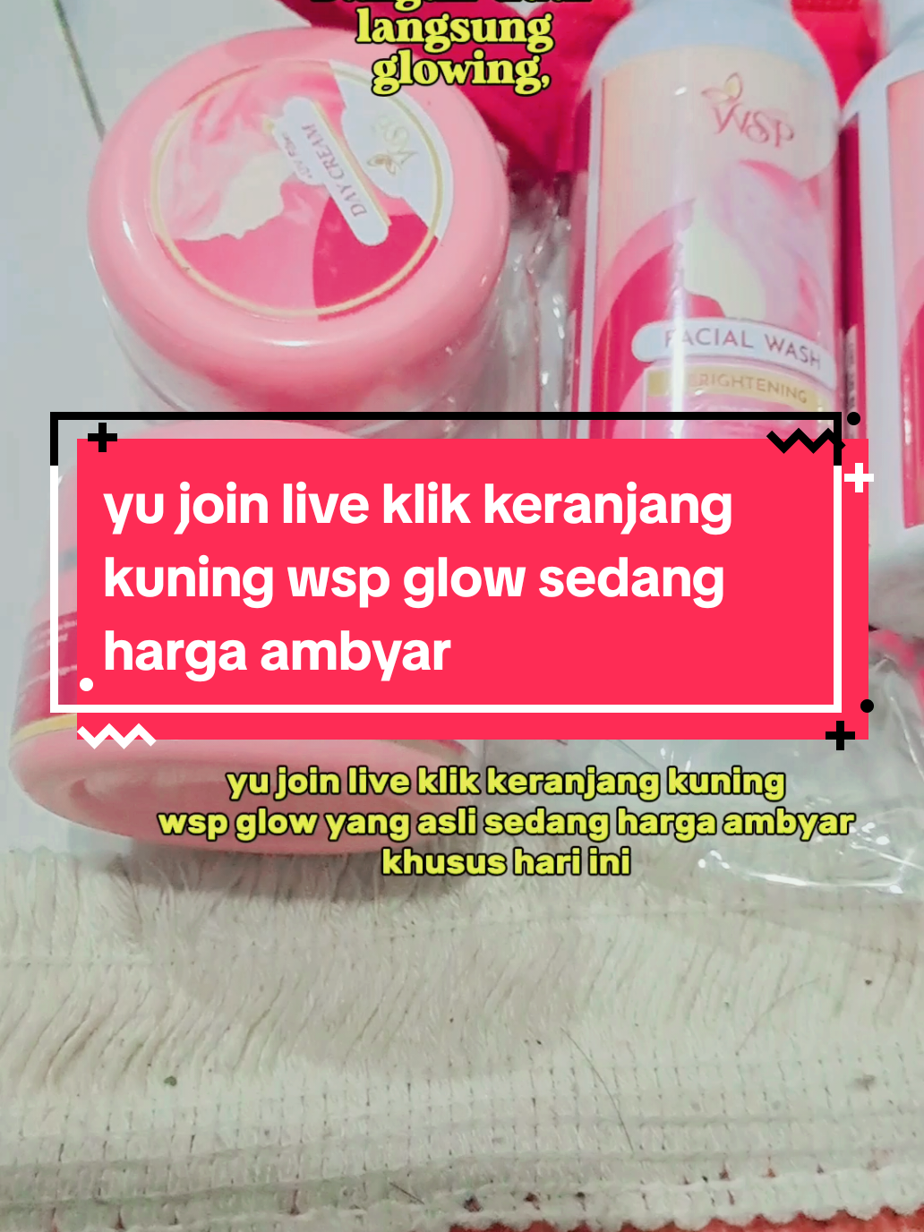 #livetiktok #promoguncang99 #paydaysale #wsp #wspglow 