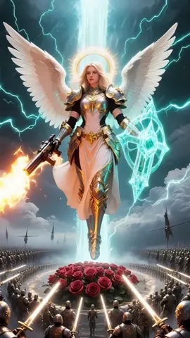 Archangel Leader #angel #justice #battle #leader #aigenerated 
