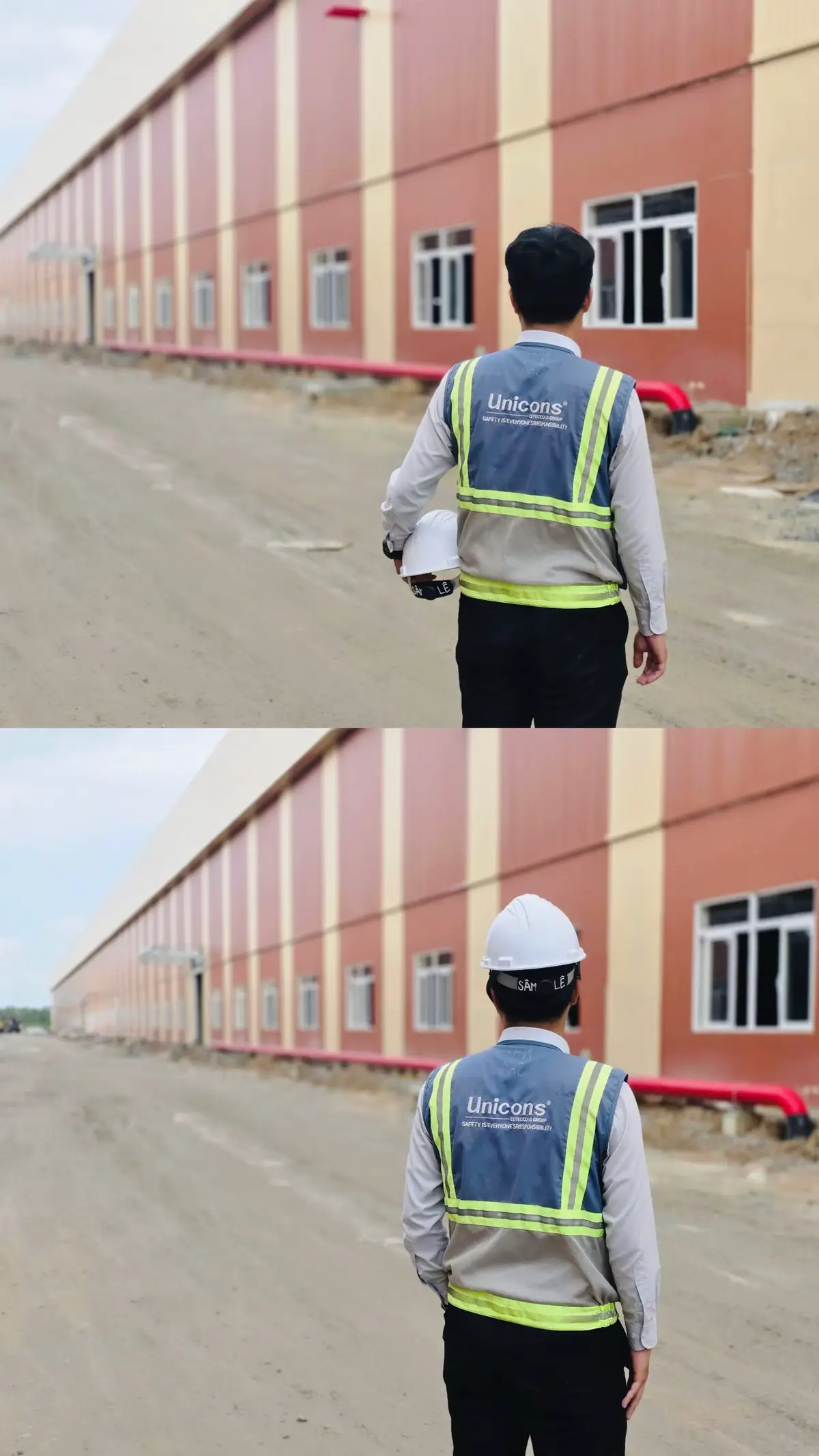 Bụi bặm, nắng gió. Nhưng đầy tự hào 🏗️🏗️  #Coteccons #Unicons #contruction #engineering #xuhuong 