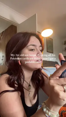 Breaks my heart he’s been asking all morning to peel a card to reveal a ditto 😭🥺 #foryoupage #trending #pokemon #pokemontiktok #ditto 