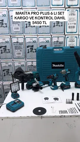 KARGO VE KONTROL DAHİL 5450 TL  MAKİTA PRO PLUS 6 LI SET  TÜM TÜRKİYE YE KAPIDA KONTROLLÜ ÖDEME İMKANI  DETAYLI BİLGİ VE SİPARİŞ İÇİN WHATSAPP ÜZERİNDEN İLETİŞİME GEÇEBİLİRSİNİZ  #makina #hırdavat #set #kaynak #welding #kırıcı #delici #vidalama #sprel #taşlama #tork #güç #kalite #ptt #telimat #kontrollü #kapıda #güvenli #ödeme #araç 