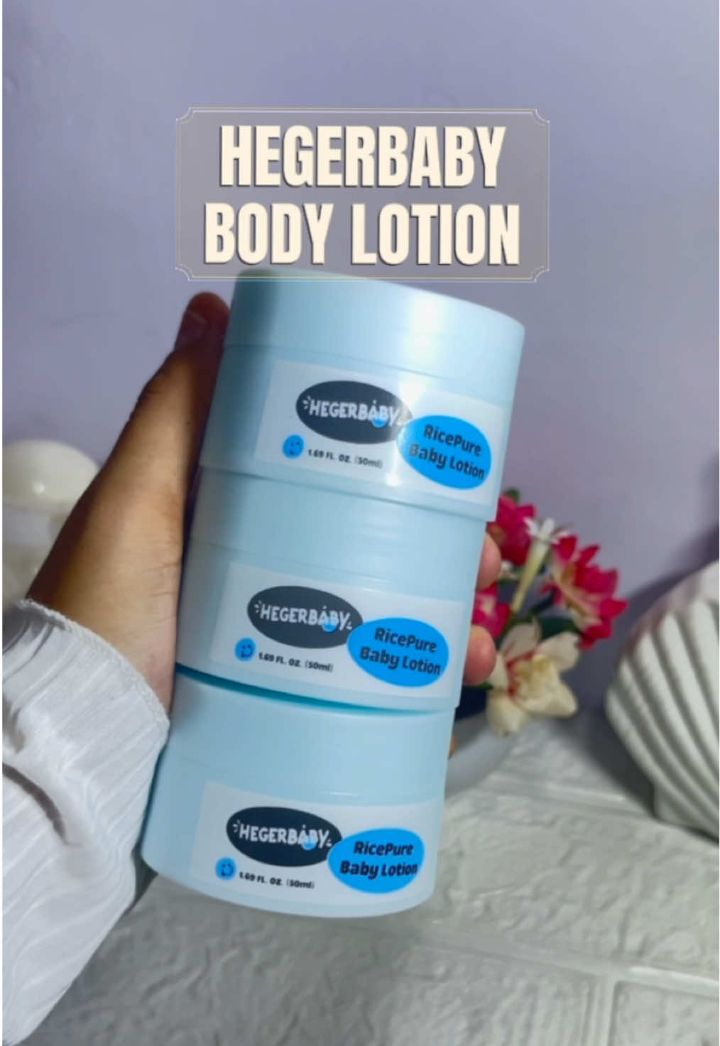 Hegerbaby body lotion #hegerbabylotion #hegerbaby #lotionforbaby #hegerbabylotionricelotion #buynow 