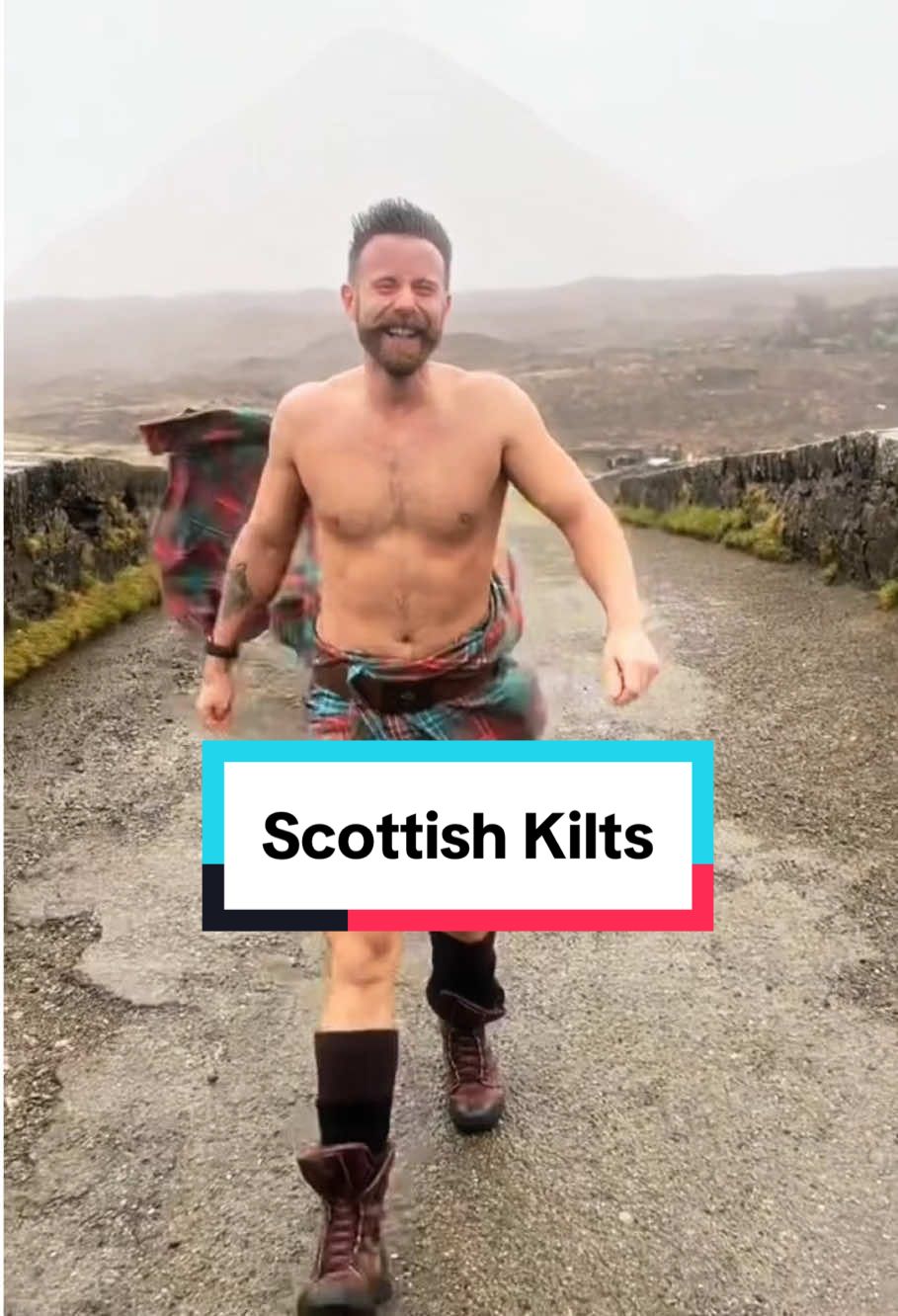 Do you know why Scottish men wear kilts? #Scotland #Kilts #MenInSkirts #CulturalTradition #Highlands #ScottishLife #UniqueFashion #HeritageStyle #RainyClimate #TraditionalWear