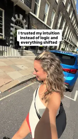 I trusted my intuition instead of logic and everything shifted 😇 The night before my third business failed (trying to travel), I sat on my bathroom floor crying. Broke. Depressed. Completely burnt out from forcing doors that were never meant to open. That’s when something inside me whispered: “Stop trying so hard.” Logic (and everyone else around me) told me to get a full time 9-5 job, play it safe, follow the conventional (design) path everyone expected, but tbh working for a company full time didn’t excite me if anything the thought was dread (intuition nudge). My intuition? It kept pulling me toward something that looked completely mad - leaving everything behind to travel, i’ll get clients (graphic design), and trust that the money would follow. I was at the bottom of my overdraft. Within 6 months, I had 3 paying graphic design clients, and saved up money to move to Thailand to start my nomad life whilst I continue working on myself and my wider purpose of coaching/helping people. I went through many dark moments and initiations, heartbreaks and low moments to learn the lessons and empower me forward onto my path. Had I not been pushed by god/ the universe I would not have come so far. Digging out and doing shadow work is the best manifestation tactic you can do. Everyone thought I’d lost my mind. “You can’t just travel and expect to make money.” “You need security.” “That’s not realistic.” The opportunities started flowing TO me instead of me chasing them. Clients found me. Money showed up when I needed it. I did deep shadow work and went through some ups and downs when I first went nomadding but it was all worth it. Your intuition isn’t just a feeling - it’s your soul’s GPS navigating you toward your highest timeline. And yes - your intuition might lead you through challenges, lessons, and breakdowns. But on the other side? Healing. Awareness. Fulfilment ⛰️🧗‍♀️🌈. #spiritual #intuition #growthmindset #mindset #MentalHealth 