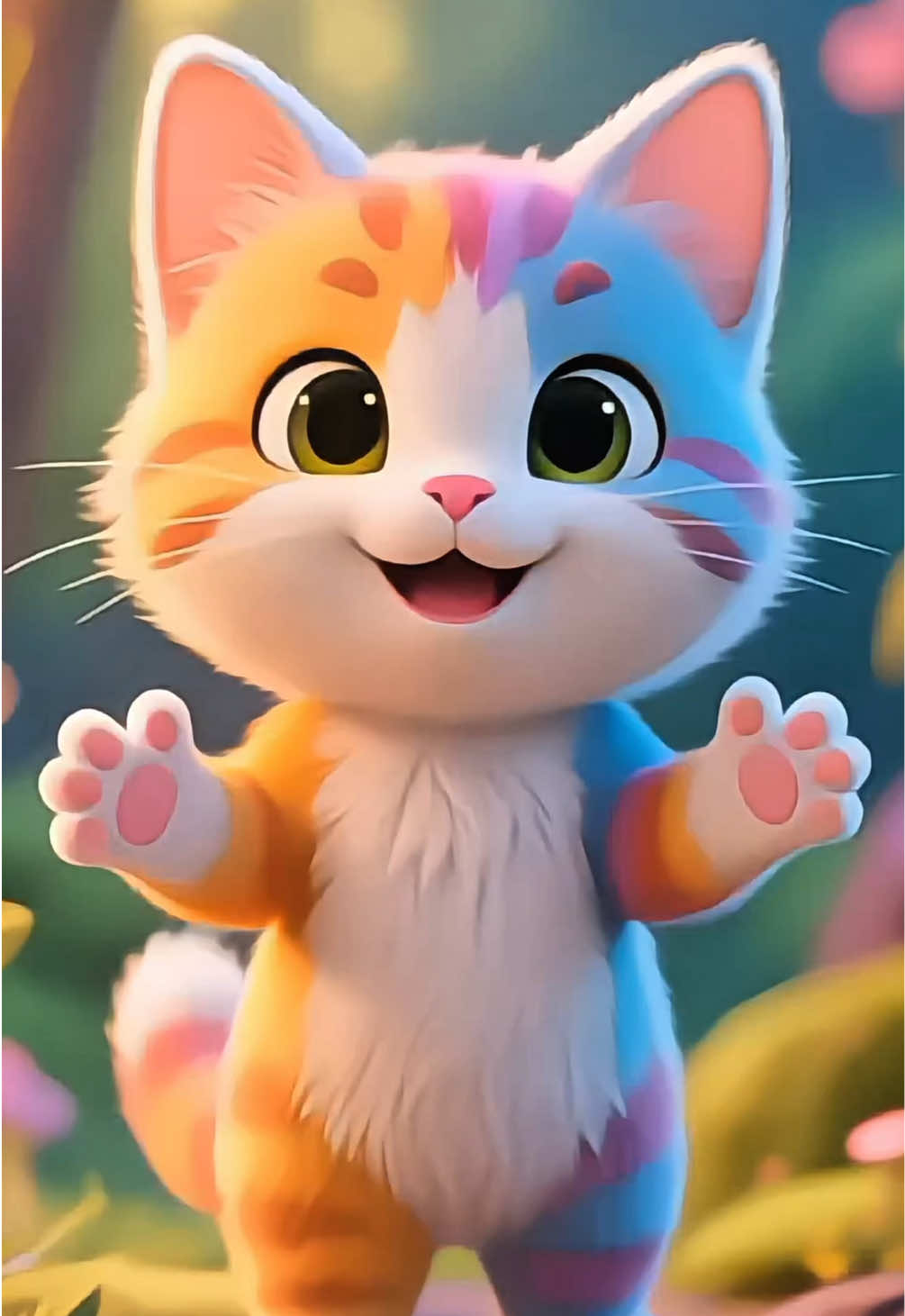 Chú mèo đang yêu nhảy bài 