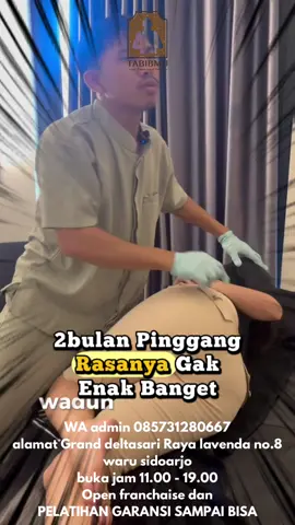 berbulan bulan pinggang sakit #nyeripinggang #masukberanda #fyp #promosi #sakitpinggang 