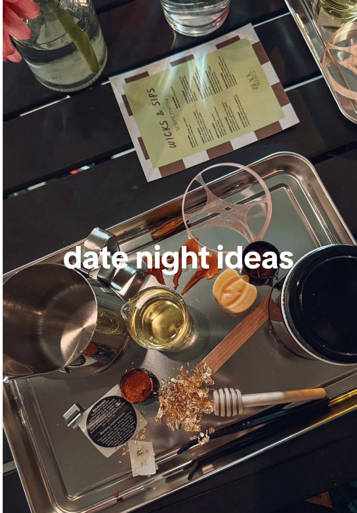 We had THE best time at the Wicks & Sips event hosted by @Black Moon Co 🖤 Thank you for inviting us🫶🏽🕯️ #charlottenc #charlottedatenight #datenightideas #candlemaking 