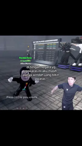 siapa yg paling nungguin windah joget dan bikin lirik sekali pake #roblox #windahbasudara #gunungbatu 