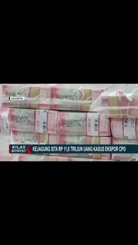 kejagung sita uang hasil korupsi cpo 11.8 T.  ada yg setuju gak kalo uangnya dibagikan rakyat saja 😄😄😄 #fyppppppppppppppppppppppp #kasuskorupsiviral #viral?fypシforyoupage 