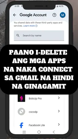 Paano burahin ang mga unuseful apps or dangerous app na naka-connect sa ating Gmail? 😱 #foryou #fyp #highlights #tipsandtricks #everyone 