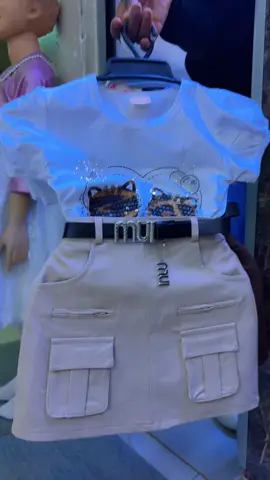 New arrivals ❤️❤️❤️‍🔥 Leather skirt set At only 1599/= 1 to 6yrs Hello mama girls  #kidsoftiktok  #labelle  #labellekids  #leather  #leatherskirt 