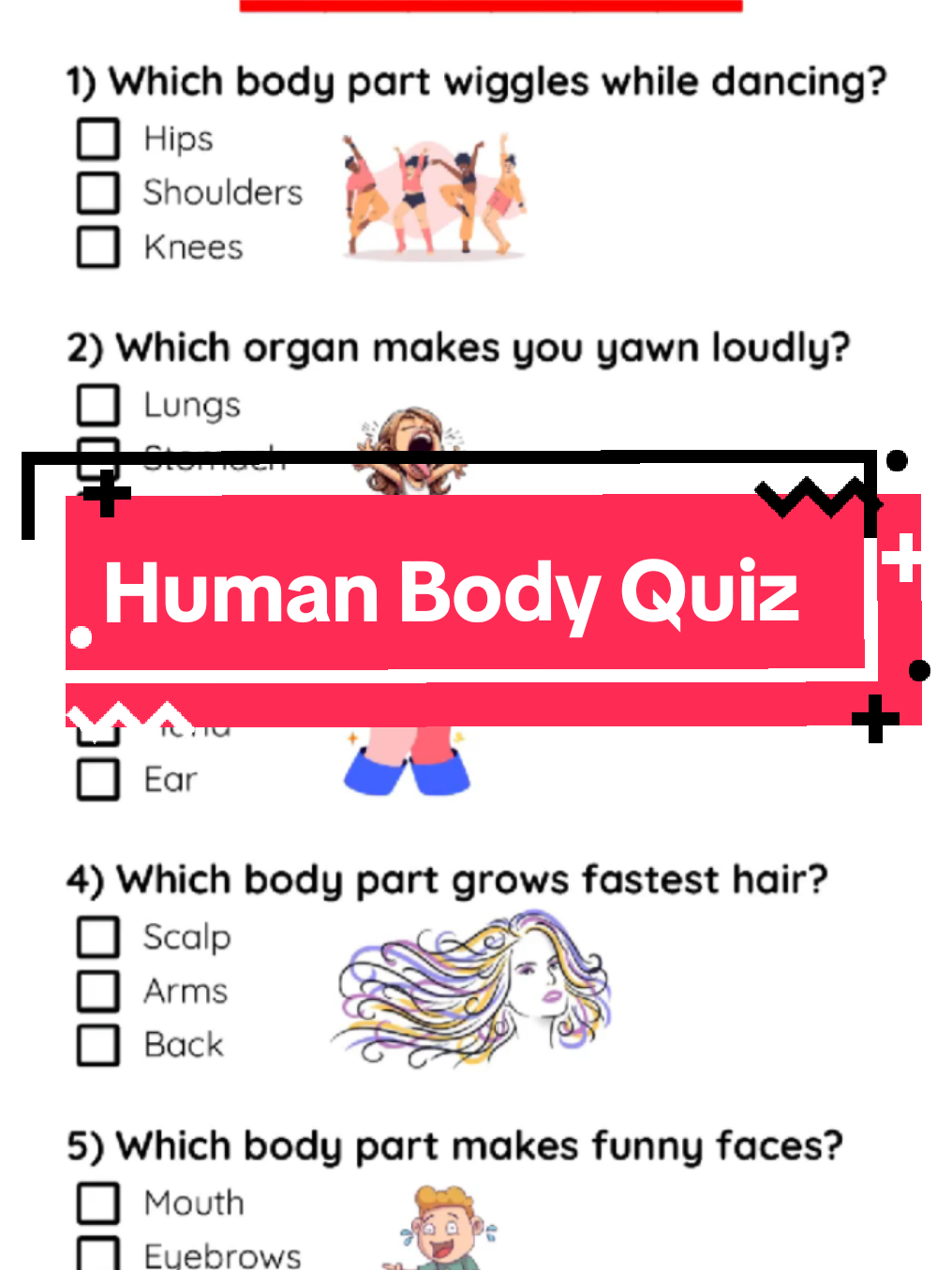 Human body quiz #quiztime #body #quiz #health #trivia 