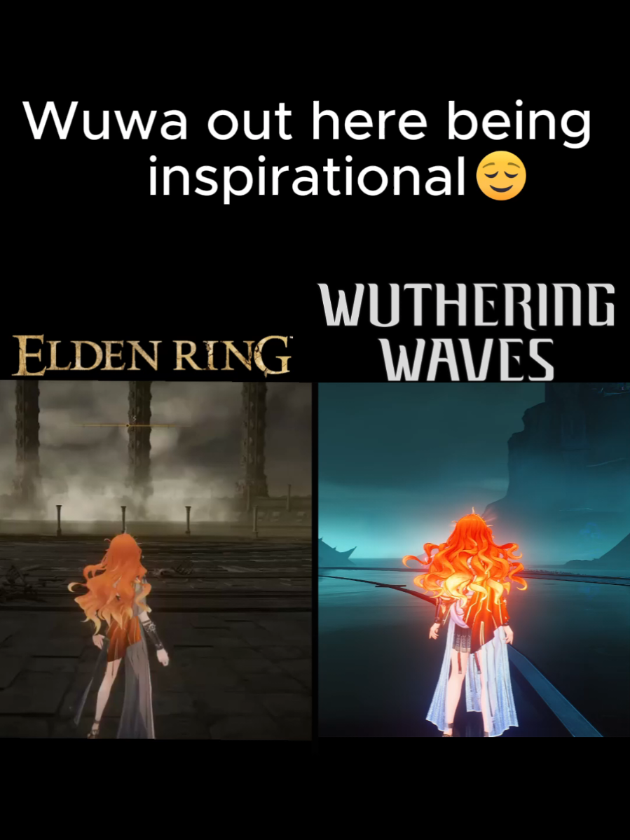 People out here really getting inspired by this game 🥹  #wuwa #wutheringwaves #eldenring #mods 