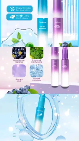 【FDA APPROVED】EvoSnow Lime Mint Oral Spray/Oral Freshening mouth spray /Long-lasting Freshening Bad Breath Kissing Artifact Gentle Menthol Mint https://vt.tiktok.com/ZSHtatVUDS49J-zC7kC/