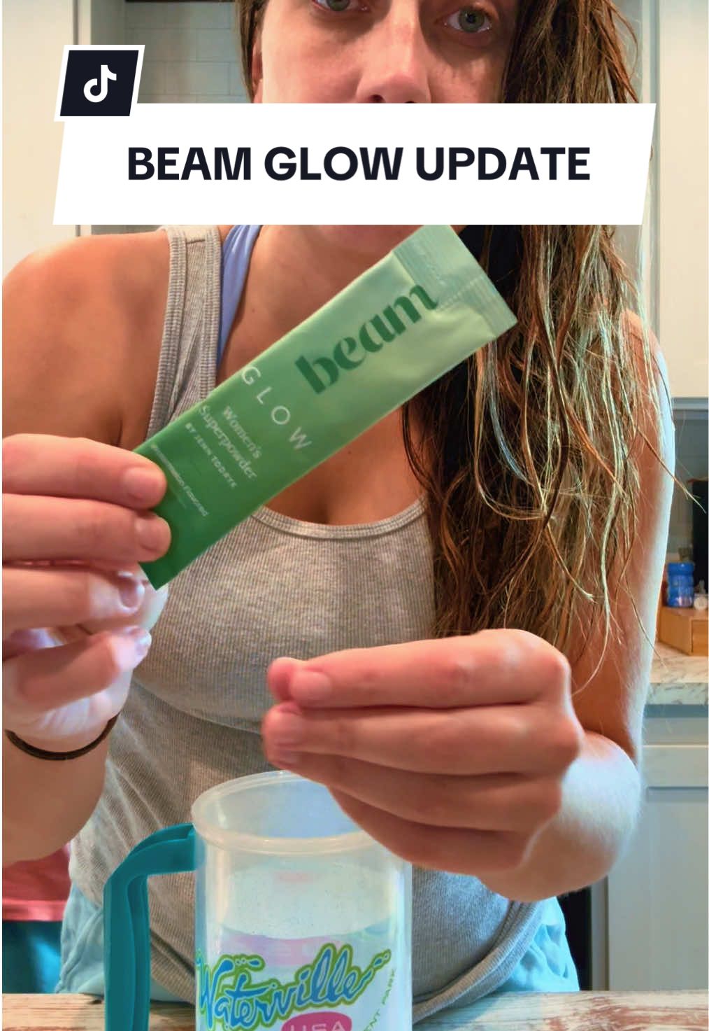 Yall really have to try this!! After 2 months taking it I can honestly say it works! My energy is better, pms symptoms minimal, and cramps weren’t near as bad! Linked below ⬇️ #beamglow #pms #cramps #momsover30 #fyf 