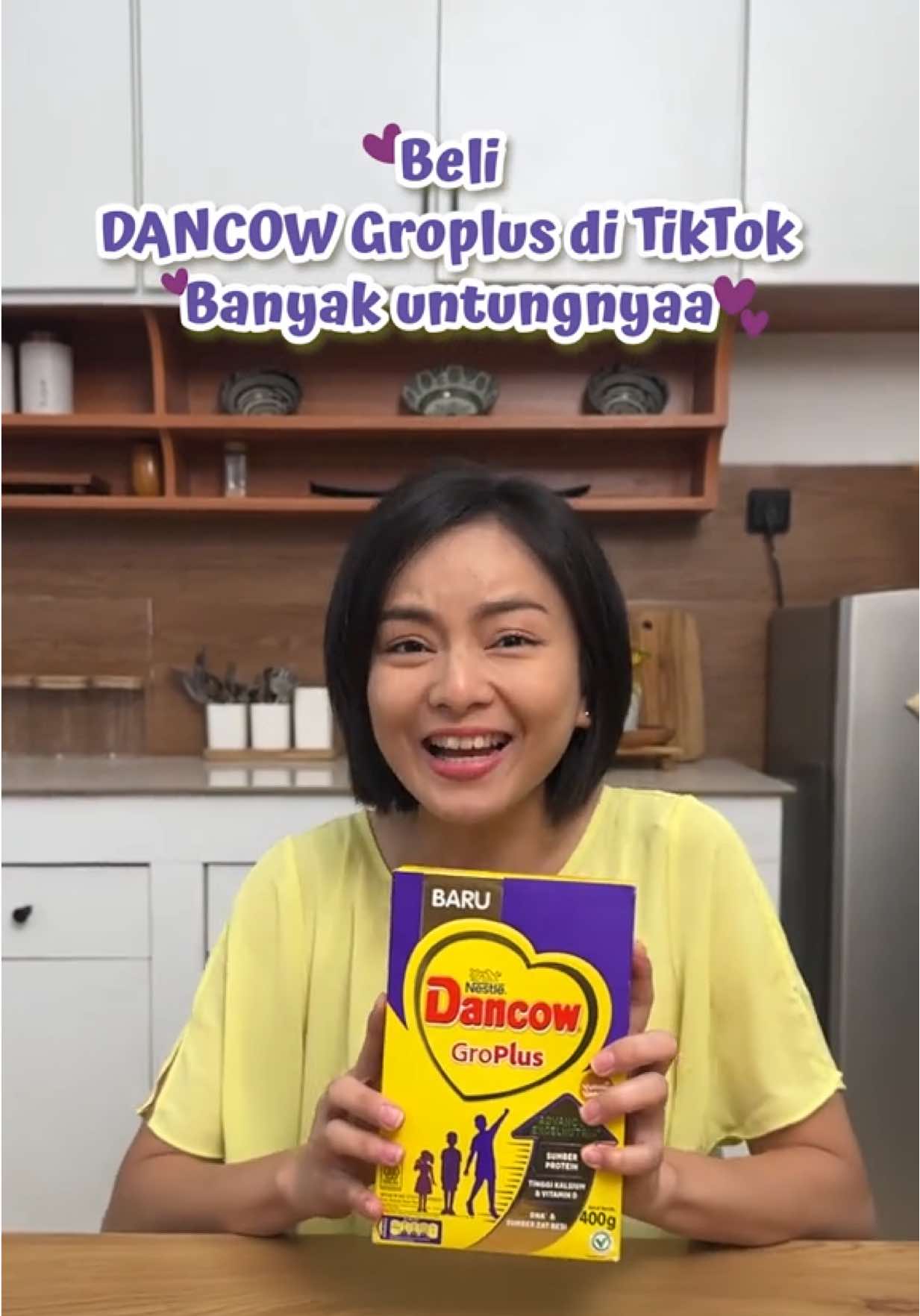 Kaget bun? Eitz jangan kaget dulu! Beli DANCOW GroPlus di Tiktok emang banyak banget untungnya, Bun!😍 Bunda bisa dapat👇🏻  Gratis ongkir ✅  Harga lebih murah✅  Hadiah limited edition ✅  Jadi tunggu apa lagi? Checkout sekarang, ya! #DANCOWGroplus #Groplus #Promo #Diskon  #pejuangBBTB