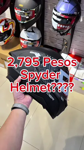 🚨Pinaka mura Spyder Full Face Helmet. Spyder Radar now available. Check out na guys! #Spyder #FullFace #Helmet #moto 