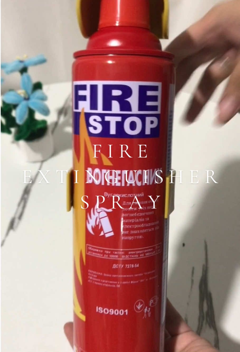 emergency purposes for fire protection #firestopextinguisher #firestopspray #firestopportableextinguisher #fyp #foryoupage 