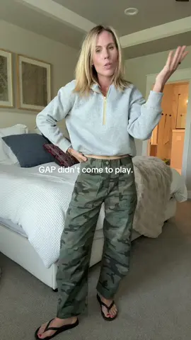 These are selling out. @Gap #barrelstyle #camopants #falltrends #gap #tiktokshopcreatorpicks  