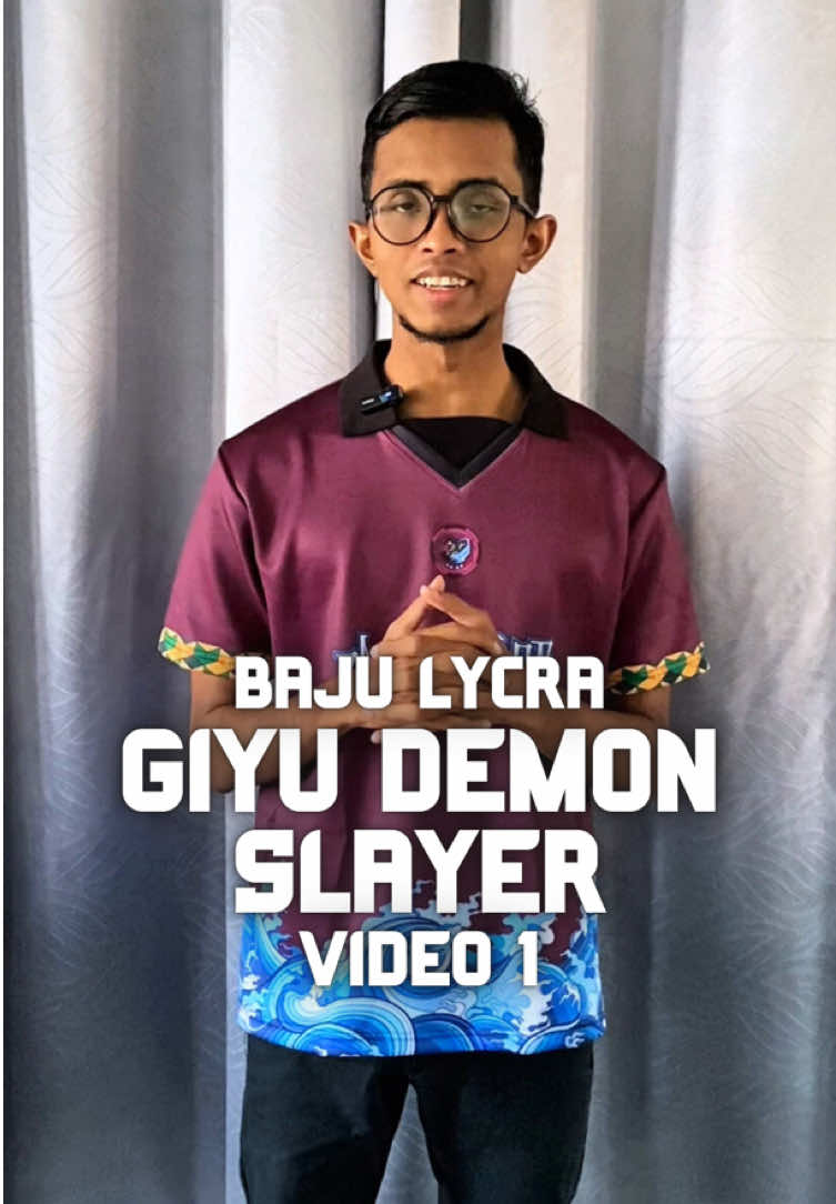 Fans Giyu! Takkan tengok saja, grab la satu! Kualiti premium & design pun cool #giyuutomioka #demonslayer #baju #fyp #foryou 