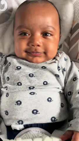 Chillin blowing spit bubbles #babiesoftik #babyboy #3monthsold #bengali #babies 