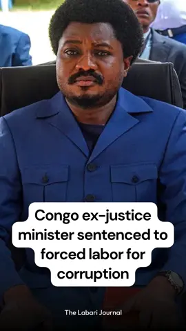 In a high-profile corruption crackdown in the Democratic Republic of Congo, a top court has sentenced former Justice Minister Constant Mutamba to three years of forced labor after convicting him of embezzling $19 million in public funds. #Congo #Politics #Corruption