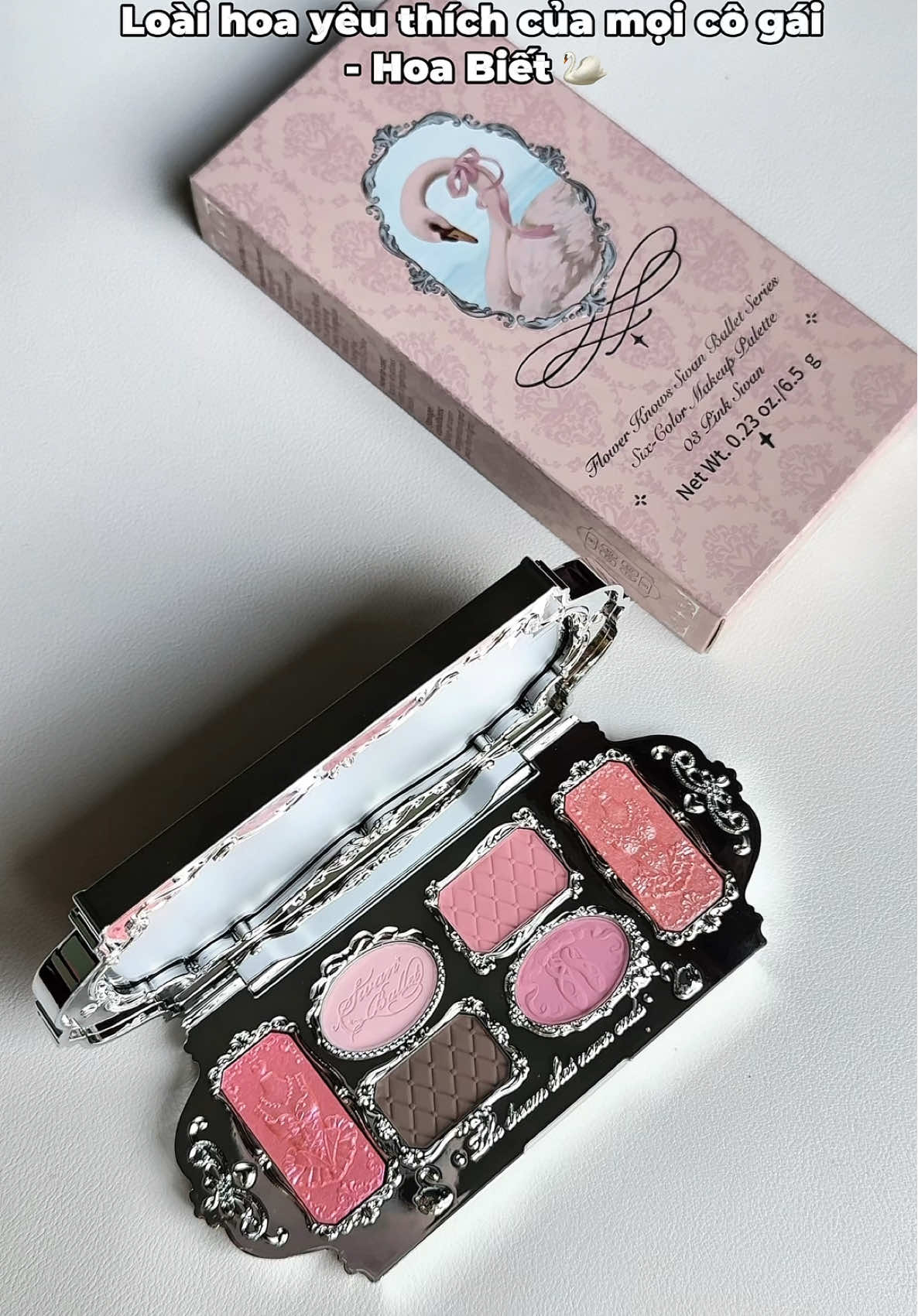 Nền văn minh tui yêuu 🦢🤍 🫧 @Flower Knows V N  #flowerknows #flowerknowsvietnam #flowerknowsswanballet #eyepalette #viral 