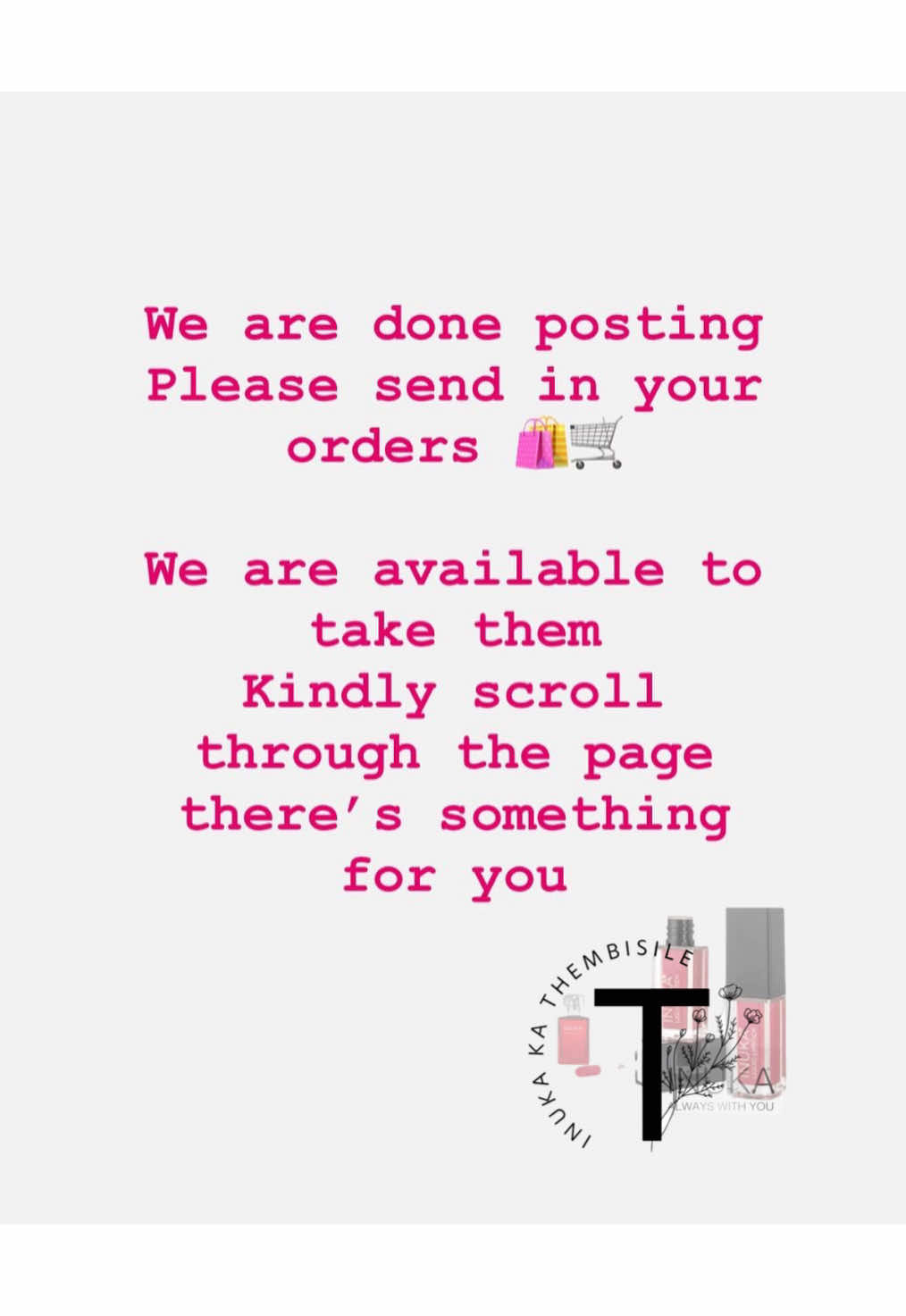 💎 Diamonds don’t shine in their raw form—neither do opportunities. ✨ Inuka is your chance to grow, earn, and share beauty with your community. Join today and start your own business. 🚀 📩 DM me to get started. To place orders dm or take my number on the bio.#inukakathembisile #inuka #supportsmallbusiness #scentsofsouthafrica #buylocal 