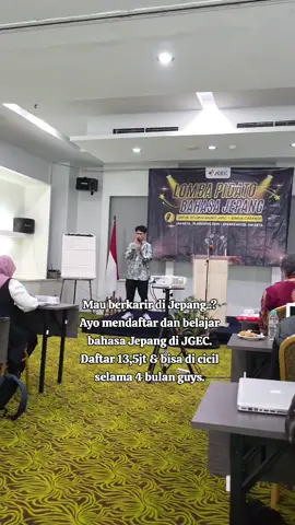 13.5 jt sudah termasuk belajar, ujian Jft/Ssw  sampai job matching.Tidak ada biaya Coe. Biaya keberangkatan di talangi oleh perusahaan penerima di Jepang. WA: 0823 4900 7575 . #Jgec #tokuteiginoui🇲🇨🇯🇵 #jobmatching #infolokerjepang #kursusbahasajepang 