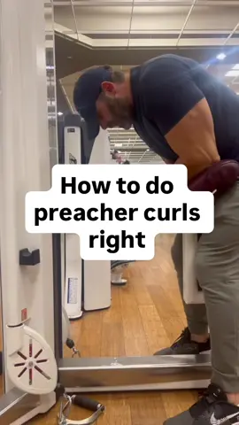 The most important part of a Preacher Curl is that we use no momentum. We isolate the movement by: 1️⃣ Making sure the pad is fully tucked under our armpits 2️⃣ Having arms perfectly straight at the bottom of the exercise 3️⃣ Push through the pad as we curl 4️⃣ Rotate our wrists at the top of the curl This movement is all about stretching and isolating the bicep. For over 900+ in-depth exercise videos and instructional guidance, comment JZAPP to get more information on my Training & Nutrition App.