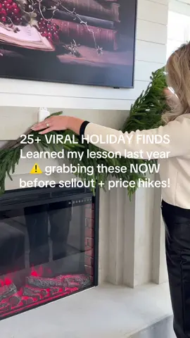 TO SHOP CLICK ➡️ Link in bio➡️ Christmas in my HOME idea list ( my Amazon storefront)🔗🛒 25+ Viral Holiday Finds✨Learned my lesson last year ⚠️ grabbing these now before sellout + price hikes! #amazonfinds #amazonhome #holidays #holidaydecor 
