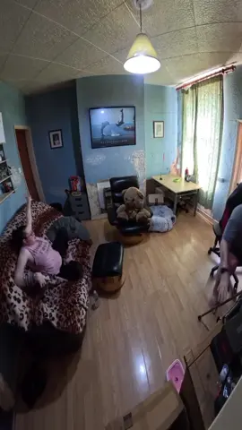 Moving teddy bear prank on my husband😂 #funnyvideos #funny #scarecam #funnyprank #funnytiktok  